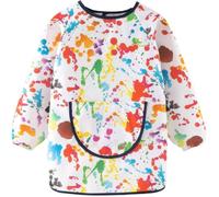 1 Tablier Enfant Imperméable Manches Longues, Polyester Avec Poche, Pour Peinture Cuisine Et Bricolage, 3-8 Ans CUISINETTE