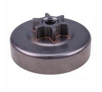 1 tambour d'embrayage de roue dentée, 3/8", en métal inoxydable, pièce de rechange pour tronçonneuse, compatible avec Husqvarna
