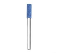 1 tête de ponçage en forme de cylindre bleu corindon pour outil rotatif, tige de 3 mm, métal, bois, jade, polissage, dérouillage, bricolage, atelier, accessoires, technologie frittée, durable