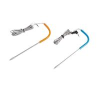 1 thermomètre à viande pour grill, passe au four, sonde de température de qualité alimentaire pour la cuisson/mesure de la température du lait (thermosonde style 2)