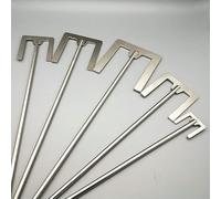 1 tige d'agitation en acier inoxydable 304. | Lame de taille 40-120 mm, mélange en laboratoire : utilisation(60x8x300mm)