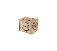 SANTEX 8495-26, Tirelire Mariage en Bois 22x30cm