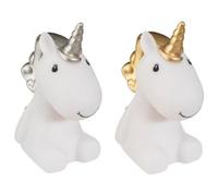 1 Veilleuse Licorne Led 12 X 7 X 13.5 Cm Enfant Lampe Decoration Chambre Bebe Multicolore