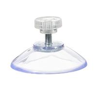 1 ventouse de 5,3 cm avec écrou en plastique réutilisable, crochet à tétine avec écrou cranté, support mural de salle de bain, accessoire quotidien Durability