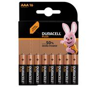 Duracell Pile alcaline Plus Power AAA 1,5 V 16 piles