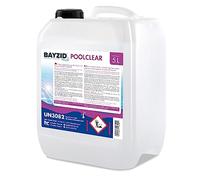1 x 5 L BAYZID® Spa POOLCLEAR - Clarifiant Anti-Turbidité pour Spa et Petite Piscine - Compatible Filtres Cartouche et Boules Filtrantes - Élimine Algues et Bactéries pour Eau Cristalline