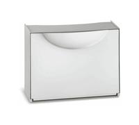 1 X BLANC/GRIS CM 51X19 H.CM 39 ÉTAGÈRE À CHAUSSURES MODULAIRE HARMONY BOX TERRY