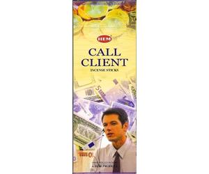 1 x boîte Call Client - 120 baguettes - Hem Incense by India