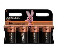 1 x Duracell Mono D Plus LR20 Batteries Alcalines 1,5 V 4er-Pack MN1300
