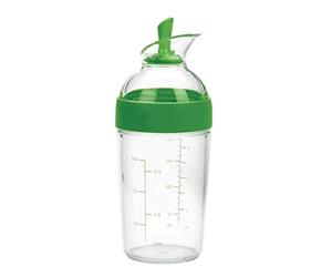 1 x Easy Grips Petit shaker à vinaigrette à sauce Mélangeur Easy Pour 240 ml Vert