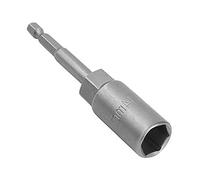 1 x Embout de ouille, longueur de 80 mm, tige hexagonale de 6,35 mm, douille à embout pour foret ouille et adaptateurs de hoc (10 mm)
