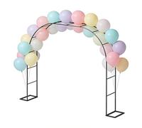 1 x Gartenbogen - Eiserner Pflanzenständer Hintergrund - Rankbogen für Kletterpflanzen, für Hochzeit, Verlobung, Geburtstag, Party, Terrasse, Hof, Rasen