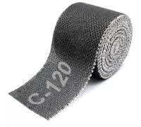 1 x grille abrasive KLETT 5 m x 70 mm rouleau de papier abrasif grille grain P 120 pour bloc de ponçage 70 x 198 bloc manuel cloison sèche