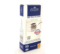 1 x Lot de 100 pochettes en papier avec filtre à thé--teesieb finum xS