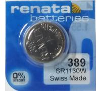 1 x pile Lithium SR1130W Renata 389