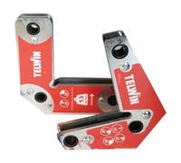 1 X POSITIONNEURS MAGNeTIQUES POLYVALENTS POUR SOUDAGE force de traînee 9 - 13 kg / set 2 piEces