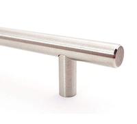 1 x SO-TECH® Poignée de meuble G10 Tube en Acier Affiné Distance de trous 128 mm