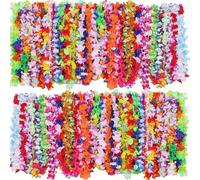 10/15/20/25/30/45/50/55/60/65/70 pièces Collier de couronne hawaïenne, thème floral tropical hawaïen, bandeau cadeau de fête, décoration de festival mariage plage anniversaire, fournitures de fête ban