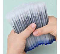 10/20/30/50 pièces Stylo à bille 0,5 mm, stylo pour copie carbone bleue, fournitures scolaires 20 paquets,paquet de 10,5 bâtons,50 paquets,paquet de 30Polypropylène