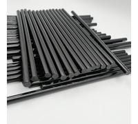 10/20/30 pièces Bâtons de colle thermofusible noirs, 7 mm x 200 mm, artisanat DIY, adhésif puissant, compatible avec les pistolets à colle thermofusible 30 pièces,20 pièces,10 piècesEVA