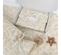 10/20/40 pièces Papier fin semi-transparent à motif floral - Enduit de cire, 20x14 pouces, convient pour la décoration de Noël, les mariages, la Saint-Valentin, les cadeaux d'anniversaire, l'emballage
