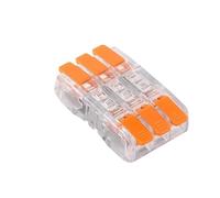 10/20/50 PIÈCES Transparent Connecteur De Fil Électrique Universel Parallèle Compact Bornier D'épissure Câble Enfichable 0.2-2.5mm²