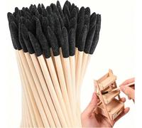 10/20 bâtons de papier de verre, bandes de papier de verre à double extrémité, tiges de polissage fines comme des allumettes, parfaites pour poncer les modèles en plastique, les créations en bois, etc