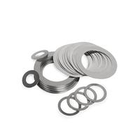 10/20 pièces M16-M25 cale en acier inoxydable Ultra mince réglage cale joint axe roulement entretoise joint épais 0.1 0.2 0.3 0.5mm rondelles matériel(M25x30 (10Pcs),Thick 0.1mm)