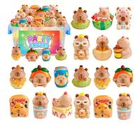 10/20 pièces Mignons jouets à presser Capybara et Dauphin, à rebond lent, cadeaux pour fêtes, petits cadeaux, articles aléatoires 20pcs