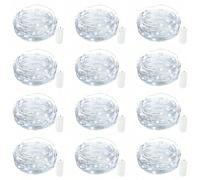 10/5/1 pièce 10 cordes 30 perles LED, alimenté par batterie, mini guirlandes lumineuses, guirlandes de fées, lumières de lucioles en fil de cuivre, convient pour les bocaux Mason, les fêtes de mariage
