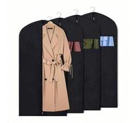 10/5/1 pièce Housse anti-poussière pour vêtements, tissu anti-poussière translucide moderne pour la maison, housse de costume à fermeture éclair épaissie, housse de vêtement imperméable, protecteur de