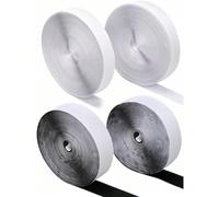 10/5/2m Bandes auto-agrippantes adhésives, double rouleau de ruban adhésif ultra-résistant avec support, ruban auto-adhésif en nylon, convient pour la maison, le bureau, l'école et les loisirs créatif