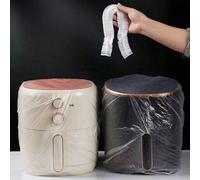 10/50/100 pièces Housse de protection en plastique transparent universelle, convenant pour four à micro-ondes, ventilateur électrique, cuiseur à riz, plaque de cuisson, four à micro-ondes, décoration 