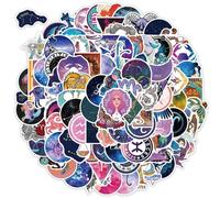 10/50/100pcs Dessin Animé Constellation Autocollants Rêve Galaxy Autocollant Pour Planche À Roulettes Étanche Valise Ordinateur Portable Graffiti Enfants Jouet