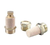 10/50 pièces M5 1/8 "1/4" 3/8 "1/2" 1/8 "raccord d'air de silencieux à filetage mâle(Long-06,200 PCS)