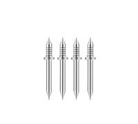 10-5000 Clous Double Tête pour Plinthes avec Douille, 2,5 x 26,5 mm(10nail+1mountingtube)