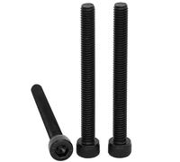 10/50pcs M1.4 .6 M2 .5 M3 M4 M5 DIN912 12.9 Grade En Acier Au Carbone Hexagone Intérieur À Six Pans Creux Tête Filetage Métrique Vis Boulon(3mm,M3 50pcs)