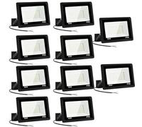 10*50W Projecteur LED,spot led extérieur 5000LM Super Brillant Projecteur LED Exterieur IP66 Etanche Projecteur Exterieur Led 6000K Blanc Froid Projecteur Led pour Garage, Jardin, Terrace, Cour