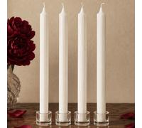10/6/4 pièces Ensemble de bougies d'aromathérapie à tige longue en colonne romaine blanche, matériau de mélange de cire de soja, temps de combustion longue durée de 4-6 heures, sans fumée noire, bougi