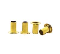 10 à 100 rivets tubulaires GB876 double face for circuits imprimés (PCB), clous riveter creux en cuivre, tailles M0,9, M1,3,5, M2, M3, M4, M5 et M6(3mm,M1.5 100pcs)