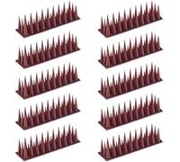 10 Anti Grimper Chat Oiseau Clôture, Anti-Escalade Pointes de Oiseau Anti Grimpant Piques Pointes de Dissuasion des Oiseaux pour