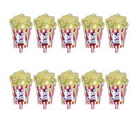10 ballons à thème popcorn, décorations de fête cinéma, ballons réutilisables en aluminium pour anniversaire, mariage, baby-shower et séance photo, décoration popcorn portable avec