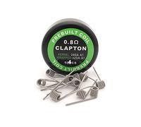10 bobines de fil LJ Premade Alien Clapton Fusionné, Clapton Coils(0.8ohm), 10