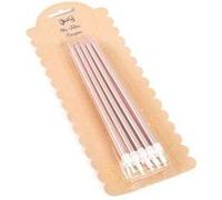 10 bougies géantes or rose 15 cm - artifetes 77586 Rose G