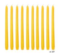 10 Bougies Jaune Chandelier 25 cm Bougie flambeau diam. de base 2 2cm - Unique