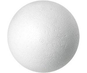 10 boules en polystyrène 6cm - générique 3302200 Blanc G