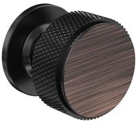 10 boutons de meuble en bronze huilé, poignées d'armoire rainurées, poignées de cuisine vintage, poignées de tiroir en aluminium, poignées de porte pour buffets, boutons d'armoire, armoire à vêtements