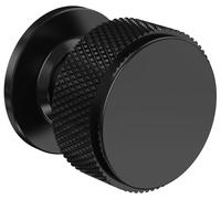 10 boutons de meuble, noir mat, poignées d'armoire rainurées, poignées de cuisine vintage, poignées de tiroir en aluminium, poignées de porte de commode, boutons pour armoires, penderies