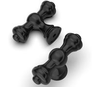10 boutons de meubles noirs, boutons d'armoire, boutons de tiroir, boutons de porte, boutons de commode UK0017