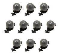 10 boutons en céramique for meubles | Poignées de tiroir rondes, poignées de meuble vintage en alliage de zinc, plaque arrière(Gray,Black Backplate)
